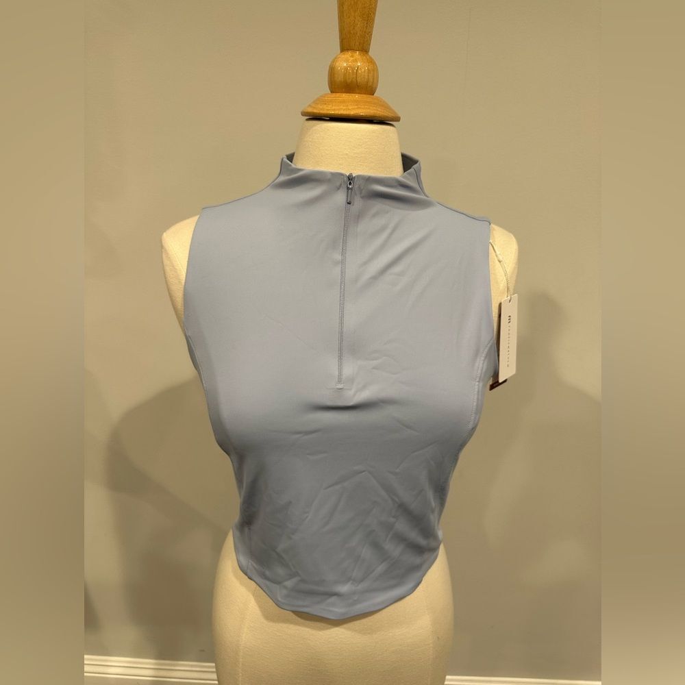 New With Tags! Travis Mathew Women's Sunfire Zip Tank Size Large - Picture 3 of 14